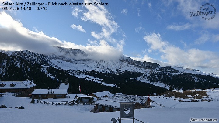 Archiv Foto Webcam Almgasthof Zallinger (Dolomiten)