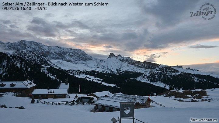 Archiv Foto Webcam Almgasthof Zallinger (Dolomiten)