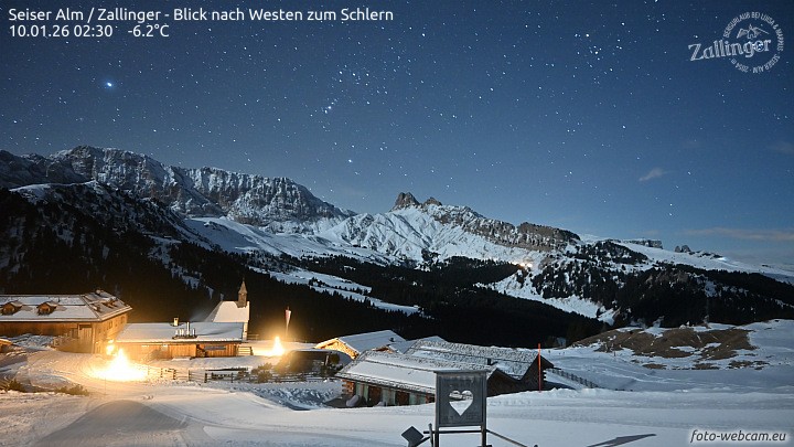 Archiv Foto Webcam Almgasthof Zallinger (Dolomiten)