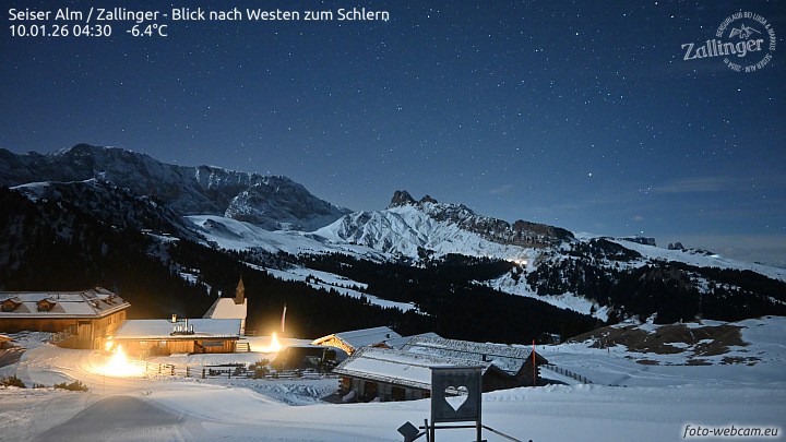Archiv Foto Webcam Almgasthof Zallinger (Dolomiten)