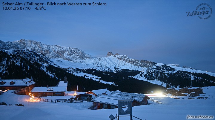 Archiv Foto Webcam Almgasthof Zallinger (Dolomiten)