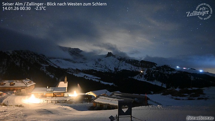 Archiv Foto Webcam Almgasthof Zallinger (Dolomiten)