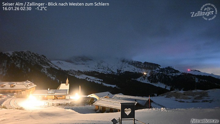 Archived image Webcam Almgasthof Zallinger