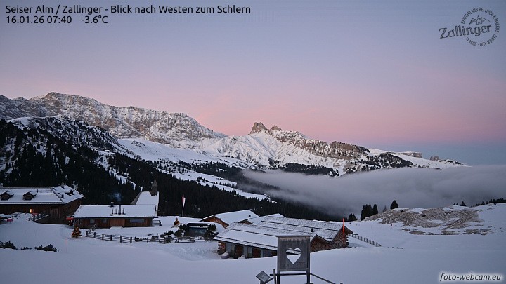 Archived image Webcam Almgasthof Zallinger