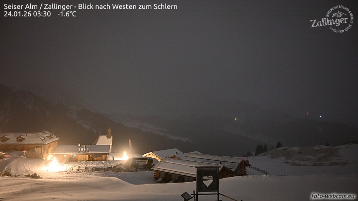 Archiv Foto Webcam Almgasthof Zallinger (Dolomiten)