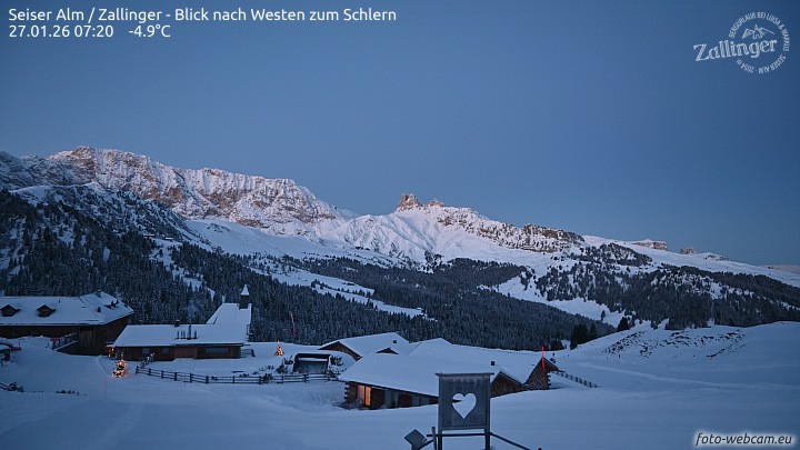 Archiv Foto Webcam Almgasthof Zallinger (Dolomiten)