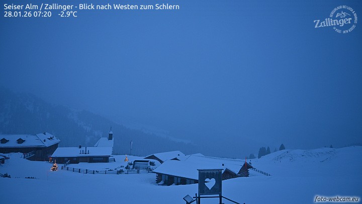 Archiv Foto Webcam Almgasthof Zallinger (Dolomiten)