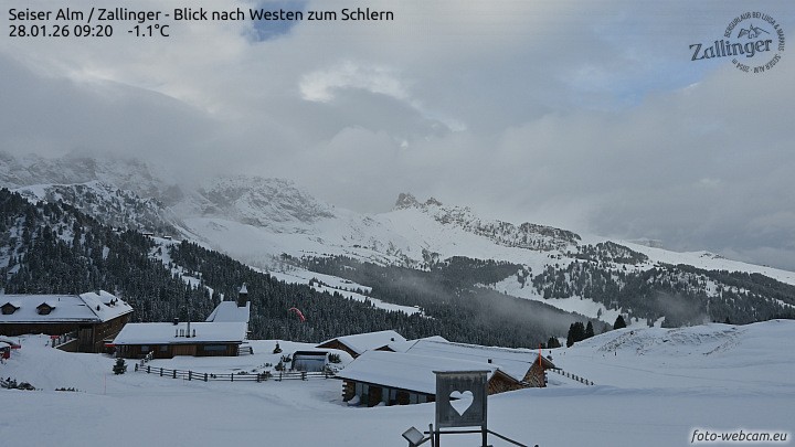 Archiv Foto Webcam Almgasthof Zallinger (Dolomiten)