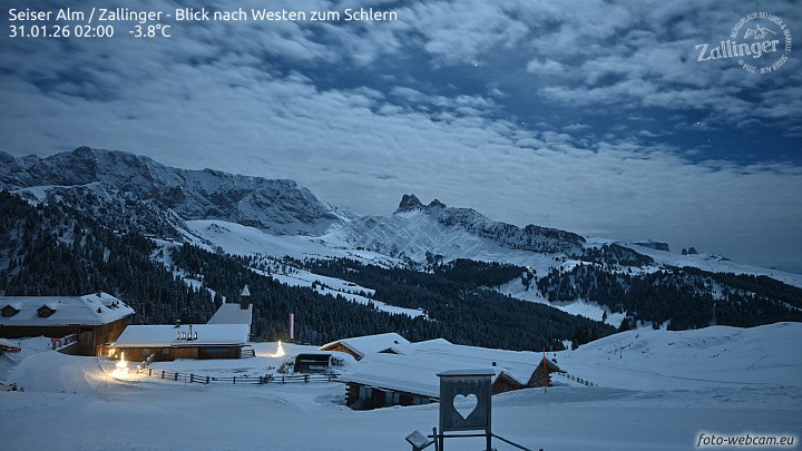 Archived image Webcam Almgasthof Zallinger