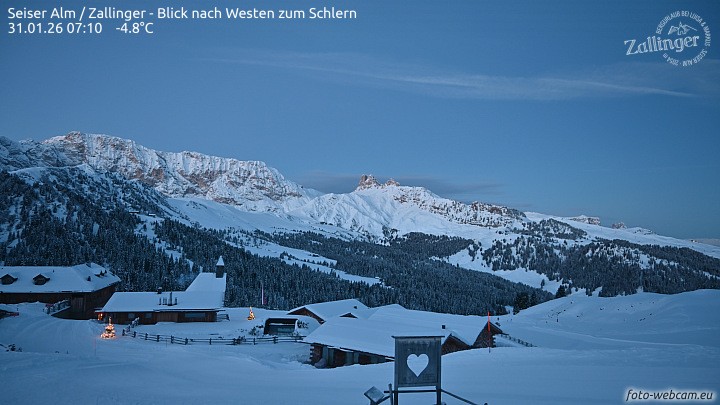 Archiv Foto Webcam Almgasthof Zallinger (Dolomiten)