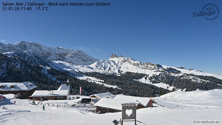 Archiv Foto Webcam Almgasthof Zallinger (Dolomiten)