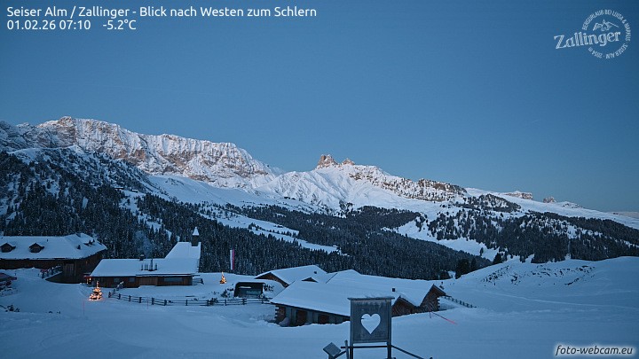 Archiv Foto Webcam Almgasthof Zallinger (Dolomiten)