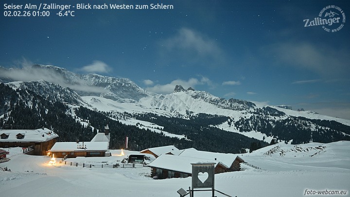 Archiv Foto Webcam Almgasthof Zallinger (Dolomiten)