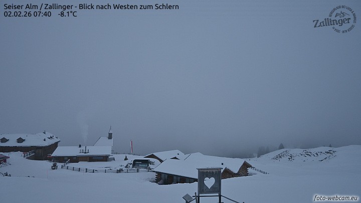 Archiv Foto Webcam Almgasthof Zallinger (Dolomiten)