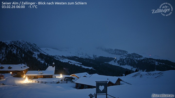 Archived image Webcam Almgasthof Zallinger