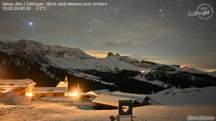 Archiv Foto Webcam Almgasthof Zallinger (Dolomiten)