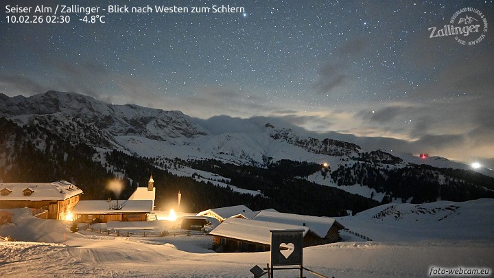 Archiv Foto Webcam Almgasthof Zallinger (Dolomiten)