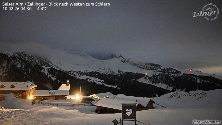 Archiv Foto Webcam Almgasthof Zallinger (Dolomiten)
