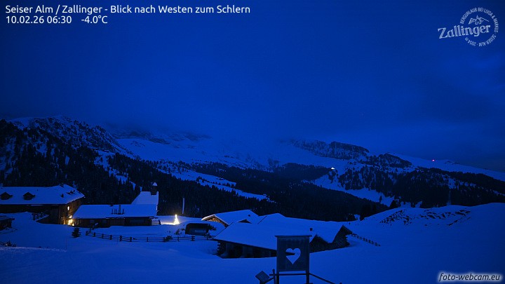 Archiv Foto Webcam Almgasthof Zallinger (Dolomiten)