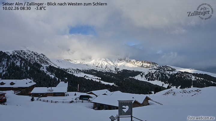 Archiv Foto Webcam Almgasthof Zallinger (Dolomiten)