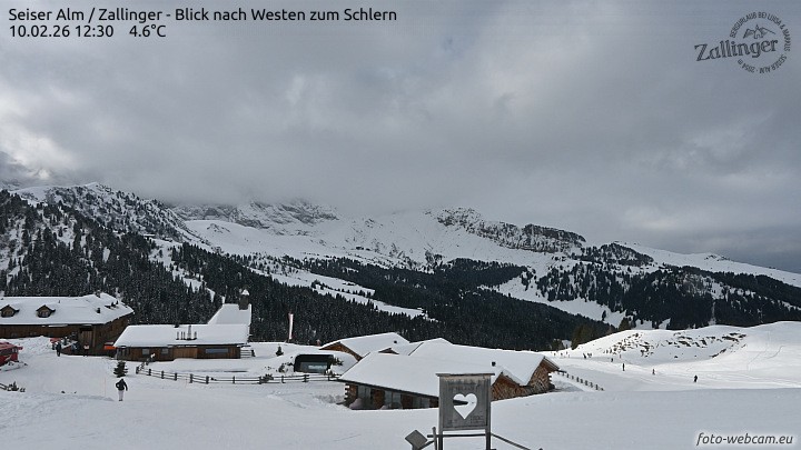 Archiv Foto Webcam Almgasthof Zallinger (Dolomiten)