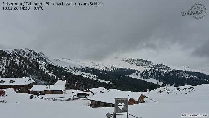 Archiv Foto Webcam Almgasthof Zallinger (Dolomiten)
