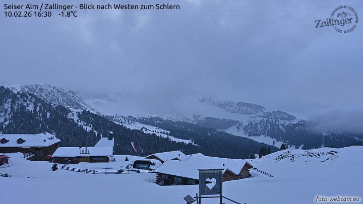 Archiv Foto Webcam Almgasthof Zallinger (Dolomiten)