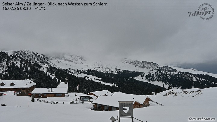 Archiv Foto Webcam Almgasthof Zallinger (Dolomiten)