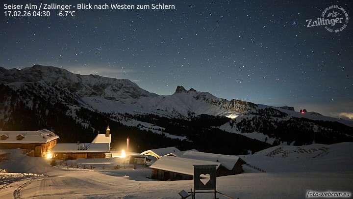 Archived image Webcam Almgasthof Zallinger