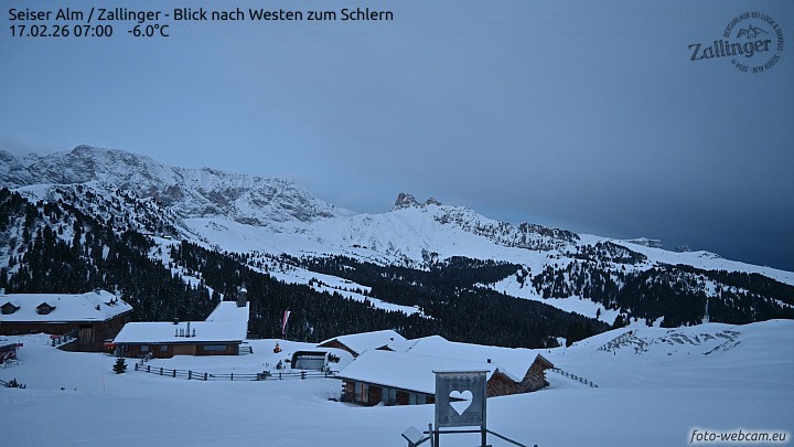 Archived image Webcam Almgasthof Zallinger