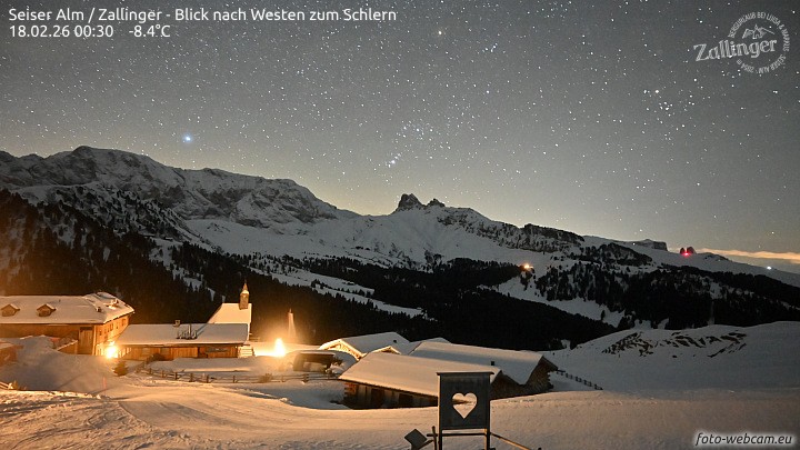 Archiv Foto Webcam Almgasthof Zallinger (Dolomiten)