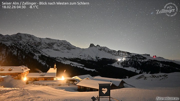Archiv Foto Webcam Almgasthof Zallinger (Dolomiten)