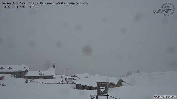 Archived image Webcam Almgasthof Zallinger