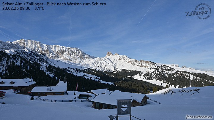 Archiv Foto Webcam Almgasthof Zallinger (Dolomiten)