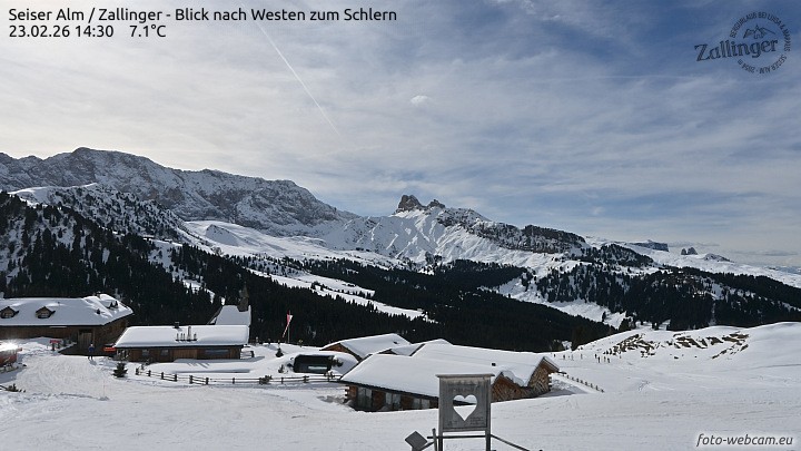 Archiv Foto Webcam Almgasthof Zallinger (Dolomiten)