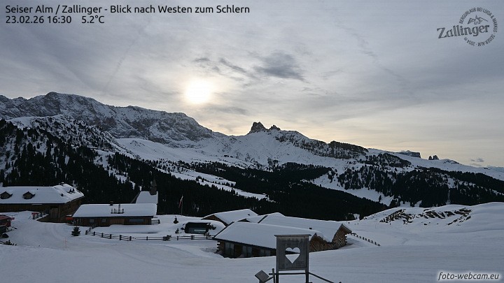 Archiv Foto Webcam Almgasthof Zallinger (Dolomiten)