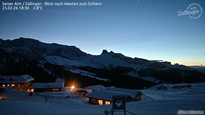 Archiv Foto Webcam Almgasthof Zallinger (Dolomiten)