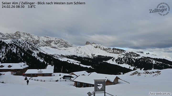 Archiv Foto Webcam Almgasthof Zallinger (Dolomiten)