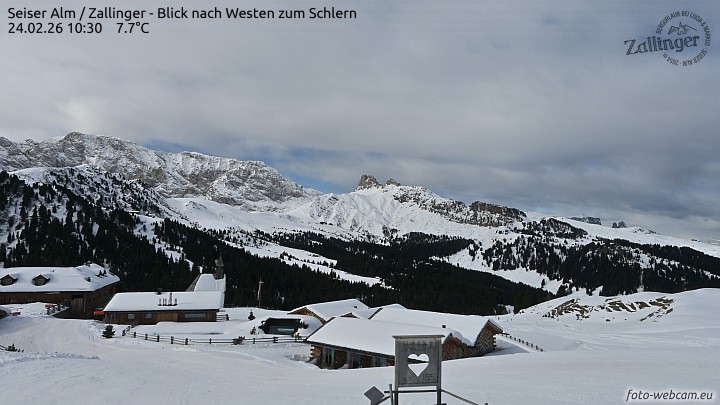 Archiv Foto Webcam Almgasthof Zallinger (Dolomiten)