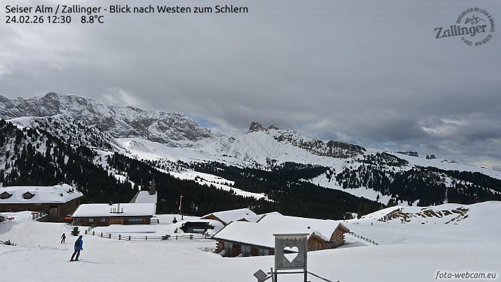 Archiv Foto Webcam Almgasthof Zallinger (Dolomiten)