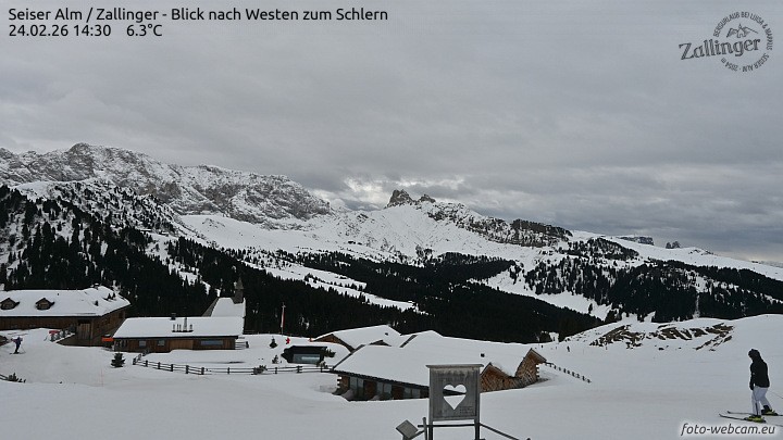 Archiv Foto Webcam Almgasthof Zallinger (Dolomiten)