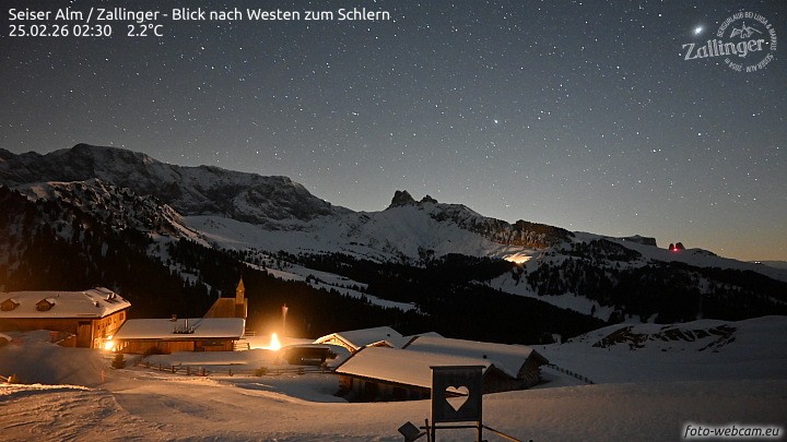 Archiv Foto Webcam Almgasthof Zallinger (Dolomiten)