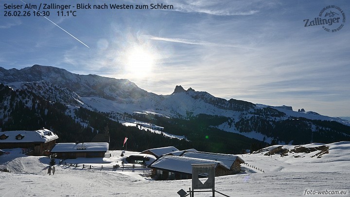 Archiv Foto Webcam Almgasthof Zallinger (Dolomiten)