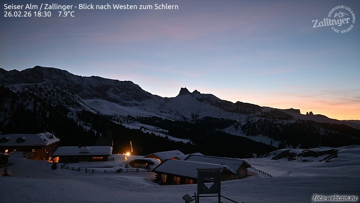 Archived image Webcam Almgasthof Zallinger