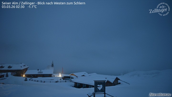 Archiv Foto Webcam Almgasthof Zallinger (Dolomiten)