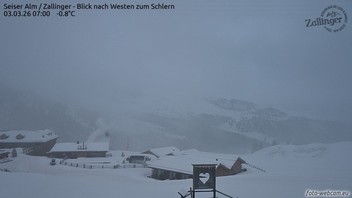 Archiv Foto Webcam Almgasthof Zallinger (Dolomiten)