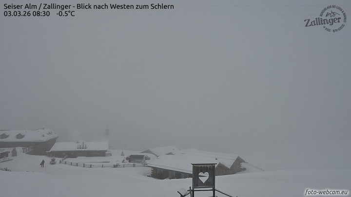 Archiv Foto Webcam Almgasthof Zallinger (Dolomiten)