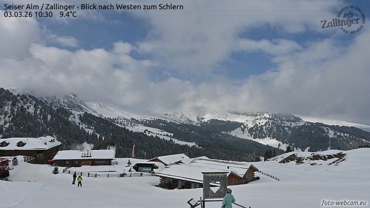 Archiv Foto Webcam Almgasthof Zallinger (Dolomiten)