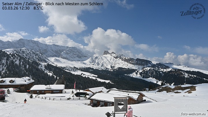 Archiv Foto Webcam Almgasthof Zallinger (Dolomiten)