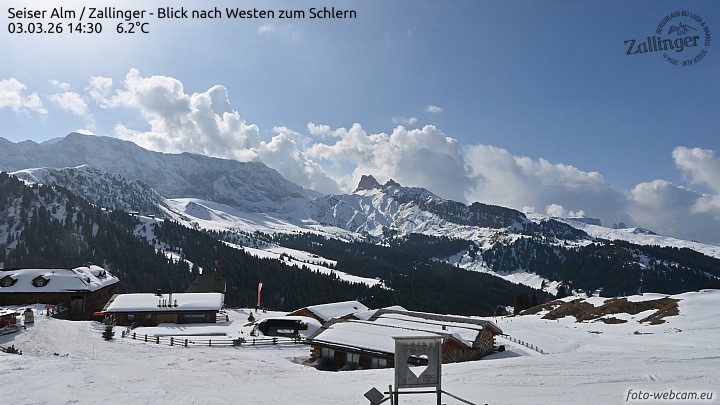 Archiv Foto Webcam Almgasthof Zallinger (Dolomiten)